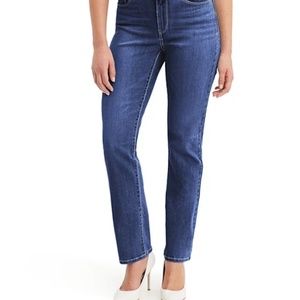 Levis classic straight women jeans dark wash size 31